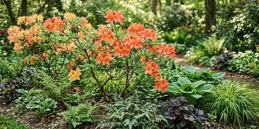 Rośliny towarzyszące dla azalii wielkokwiatowych – co sadzić obok?