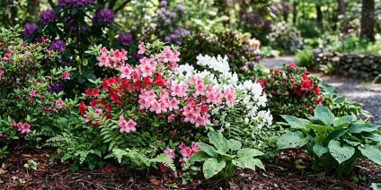 Rośliny towarzyszące azaliom – co sadzić razem z azaliami japońskimi?