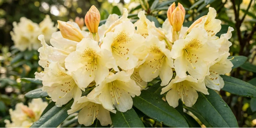 TOP 5 najpiękniejszych rododendronów o żółtych i kremowych kwiatach