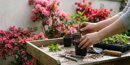 Rozmnażanie azalii japońskich z sadzonek – krok po kroku