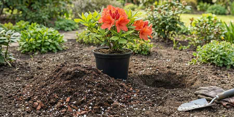 Jaka ziemia dla azalii wielkokwiatowych? pH, skład i przygotowanie podłoża