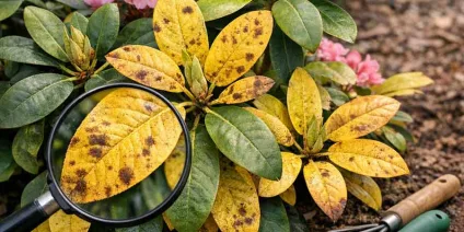 Yellow Rhododendron Leaves - Causes and Treatment. The Complete Guide.