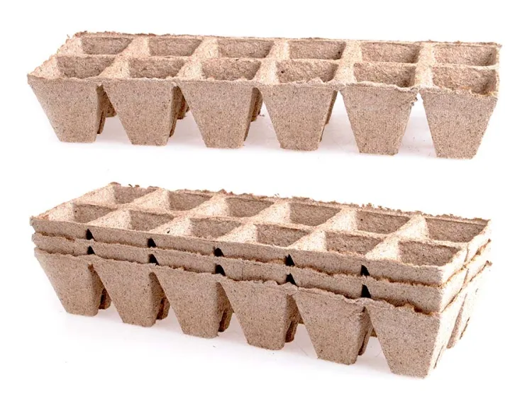 Doniczki - paletki torfowe do rozsad kwadratowe 5x5cm 3szt