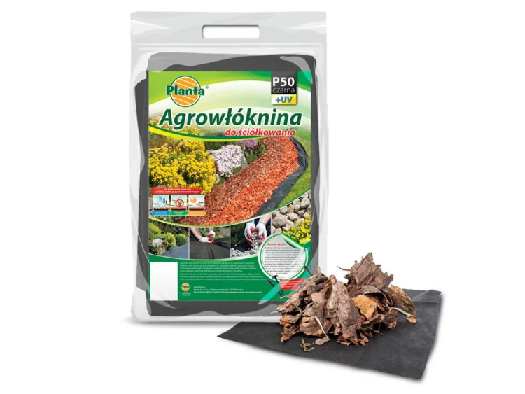 Agrowłóknina 50 do ściółkowania czarna 1,1x5m