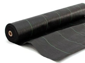 Agrotkanina 70g czarna pod korę, zrębki, kamienie 1,1x20m