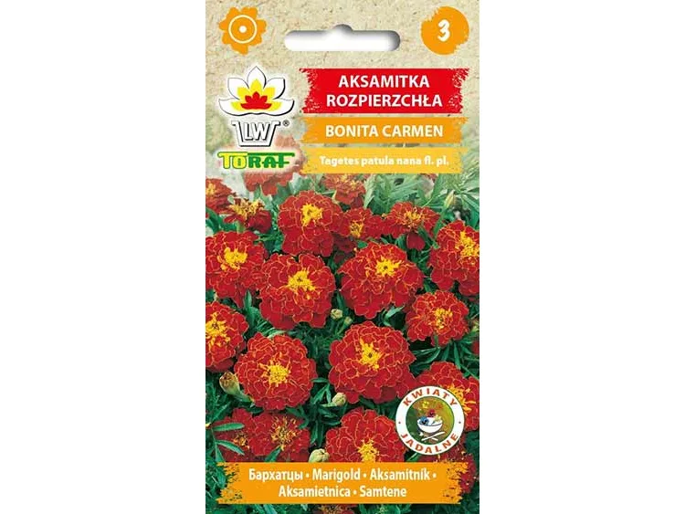 Nasiona Aksamitka rozpierzchła Bonita Carmen 1g