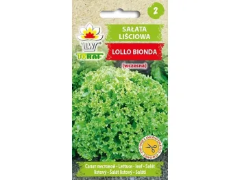 Nasiona Sałata liściowa Lollo Bionda 1g