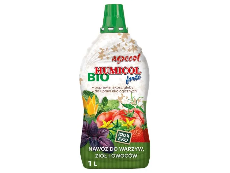 Nawóz Biohumicol Forte do warzyw, ziół i owoców Agrecol 1l