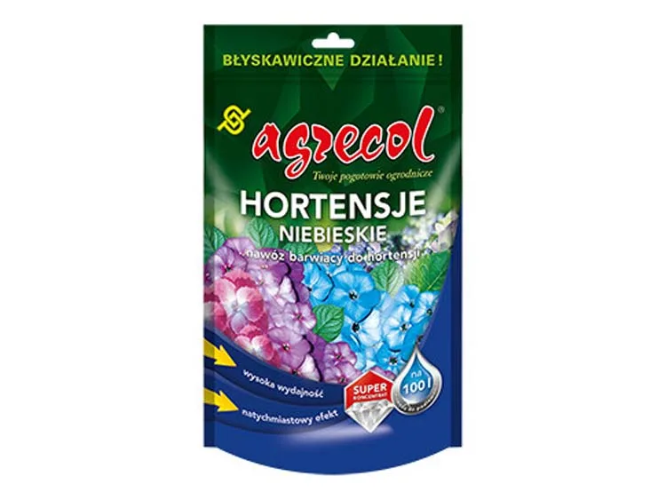 Nawóz barwiący do niebieskich hortensji Agrecol 250g
