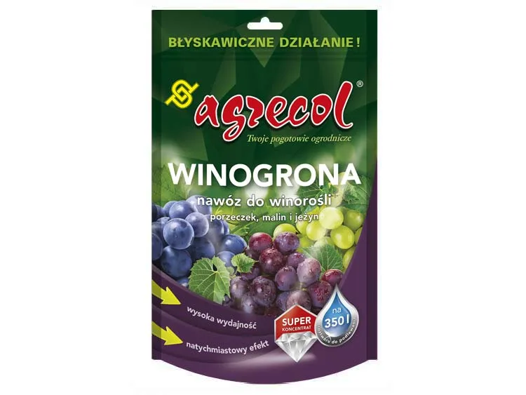 Nawóz krystaliczny do winorośli i roślin owocowych Agrecol 350g