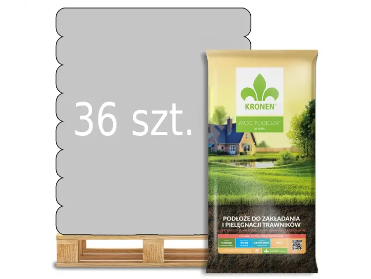 Podłoże do zakładania i pielęgnacji trawników 80l Kronen - paleta 36 worków
