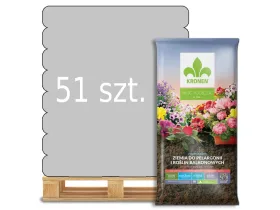 Ziemia do pelargonii, surfinii i roślin balkonowych 50l Kronen - paleta 51 worków