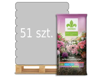 Ziemia do rododendronów, azalii, hortensji 50l Kronen - paleta 51 worków