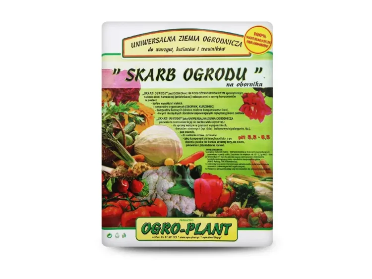 Ziemia uniwersalna do roślin ozdobnych i warzyw 40l Ogro-Plant