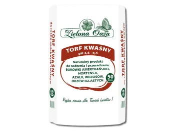 Torf kwaśny 50l Zielona Oaza