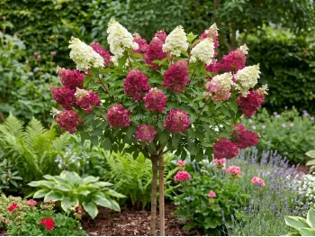 Hortensja bukietowa FRAISE MELBA PBR na pniu 100cm