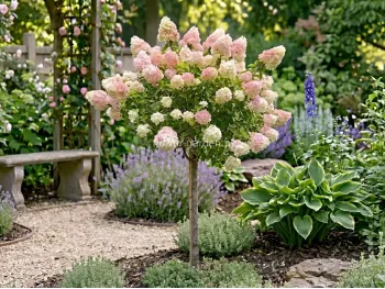 Hortensja bukietowa Magical Sweet Summer PBR na pniu 100cm