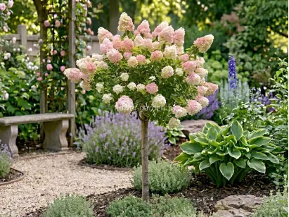 Hortensja bukietowa Magical Sweet Summer PBR na pniu 100cm