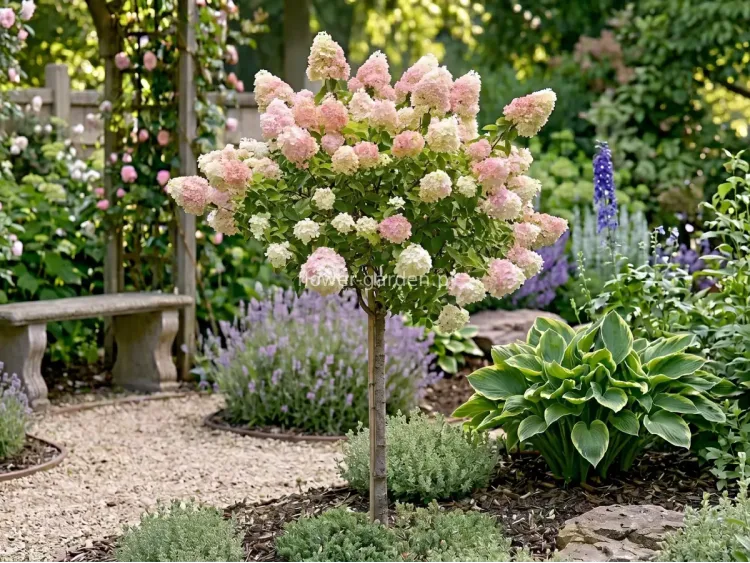 Hortensja bukietowa Magical Sweet Summer PBR na pniu 100cm