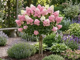 Hortensja bukietowa Pinkachu PBR na pniu 80cm