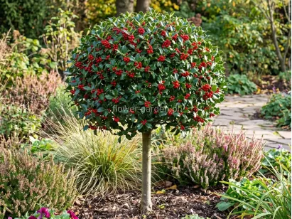 Ostrokrzew Meservy Blue Princess na pniu 110cm