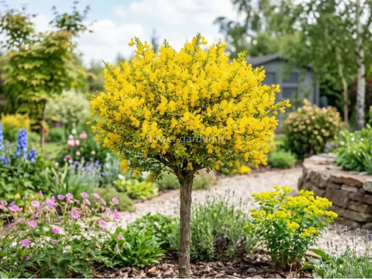 Żarnowiec Golden Sunlight na pniu 100cm