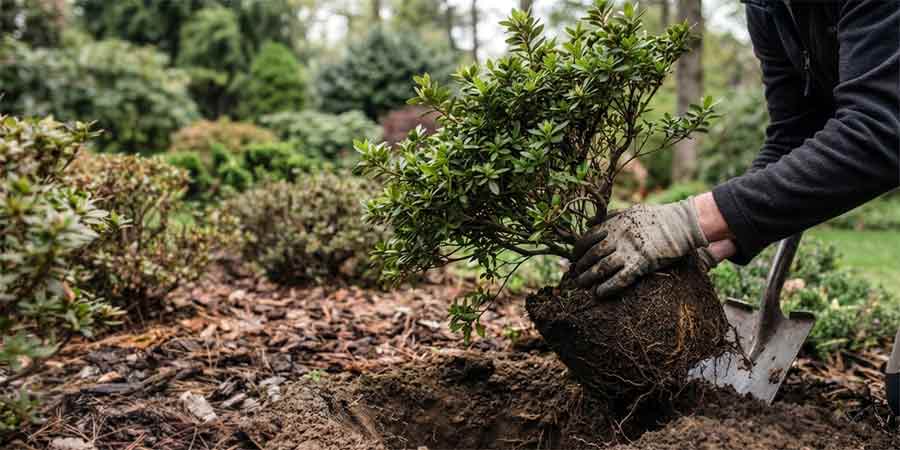 przesadzanie azalii japońskiej do gruntu