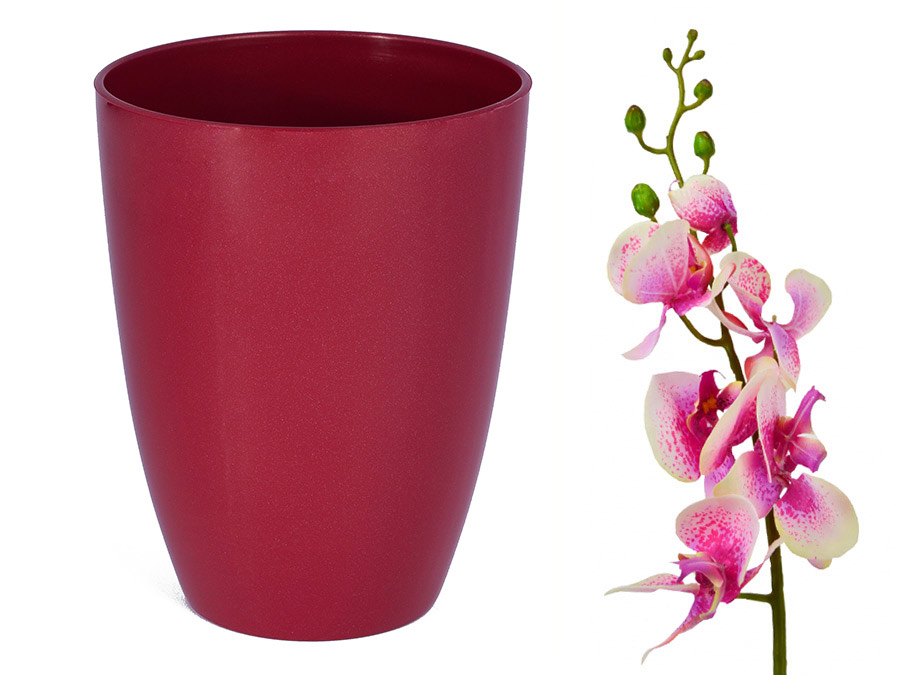 Osłonka do storczyków ORCHIDEA Czerwony Metalik