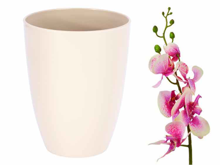 Osłonka do storczyków ORCHIDEA Kremowy